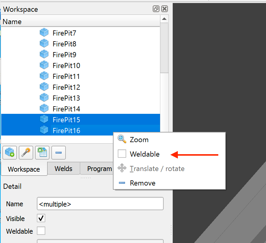 Not Weldable